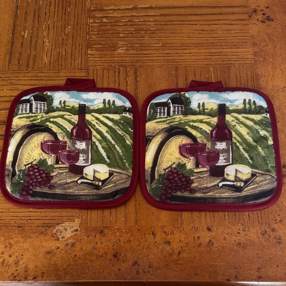 Other - Wine and Cheese Pot Holders